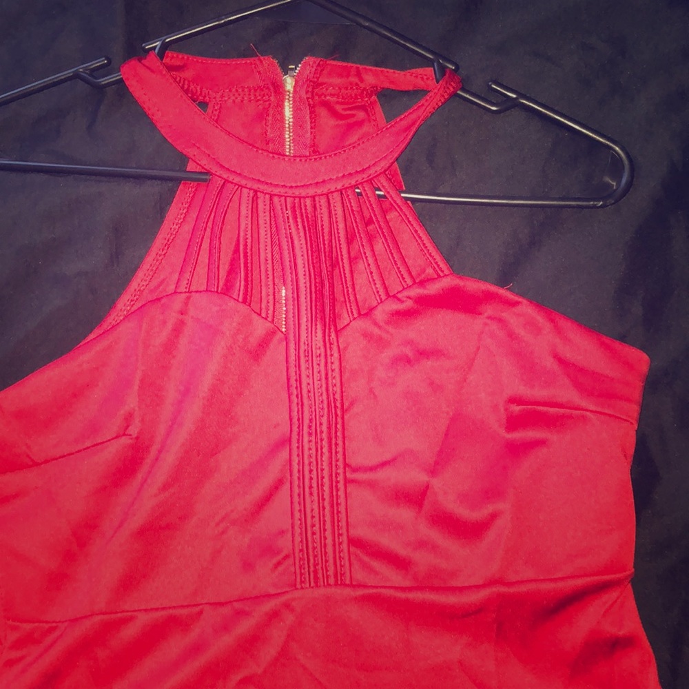 Sexy red dress